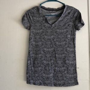Grey owl pattern tee-shirt